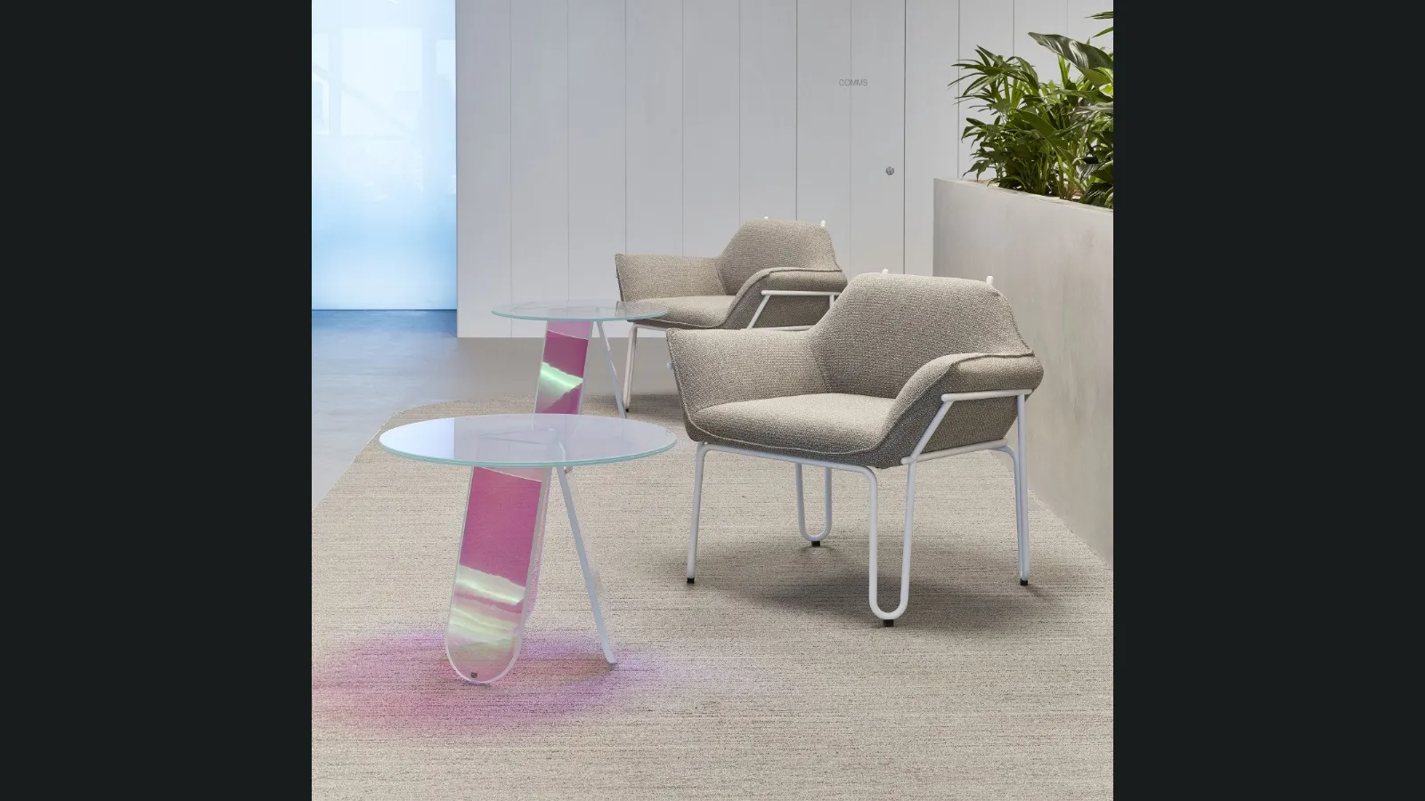 Tavolino Shimmer di Glas Italia