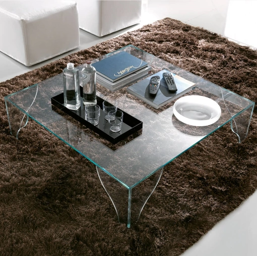 Tavolino in cristallo Sipario di Ponti Terenghi