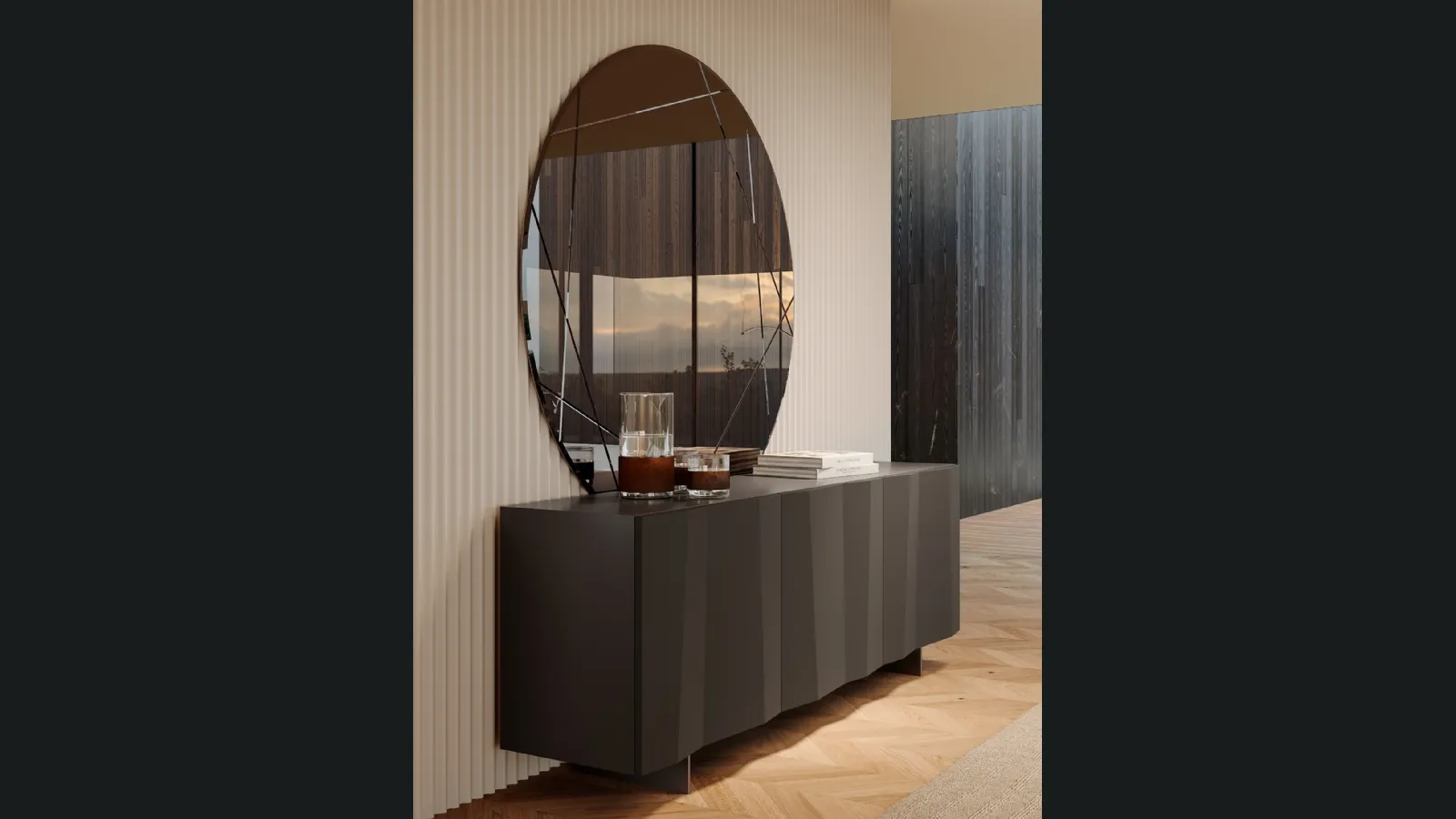 Specchio rotondo Coco di Bontempi