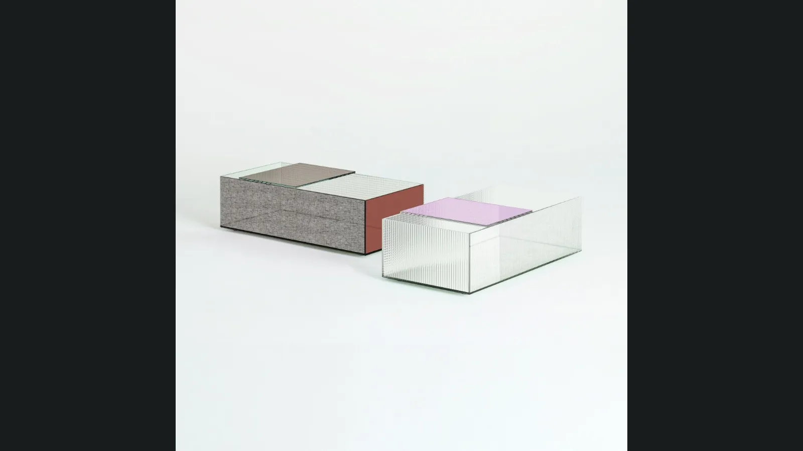 Tavolino Spectrum in cristallo di Glas Italia