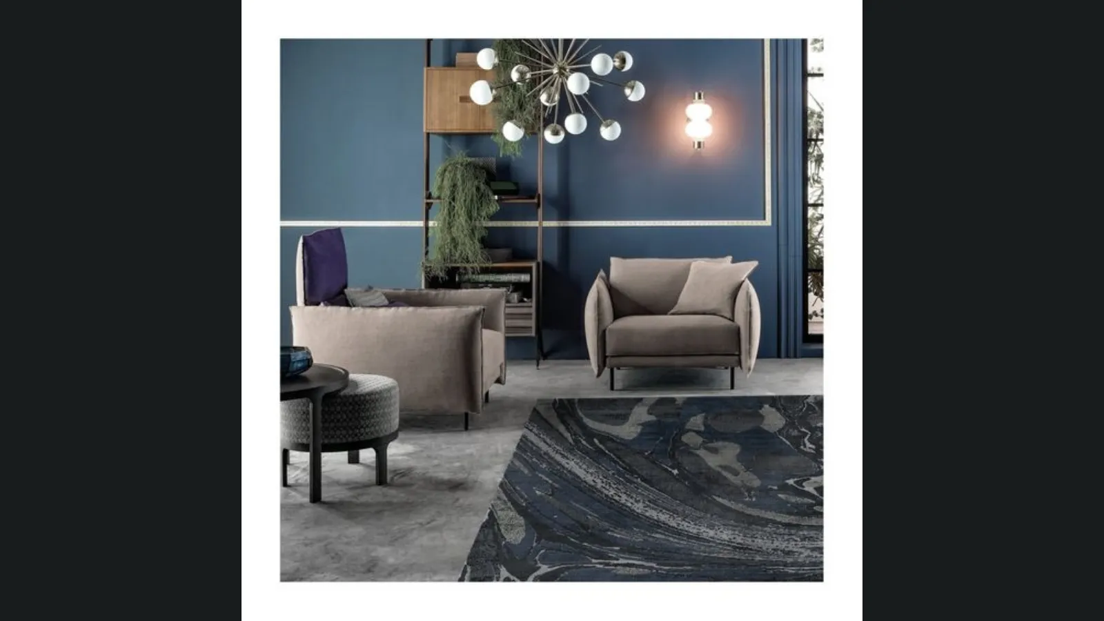 Tappeto con trama realizzata per assomigliare ad una pietra preziosa Stardust Agate di Sirecom