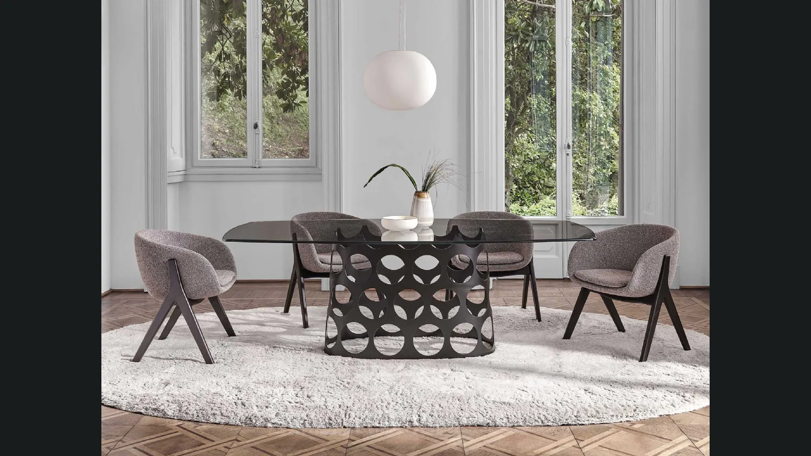 Tappeti moderni in tessuto di Porada