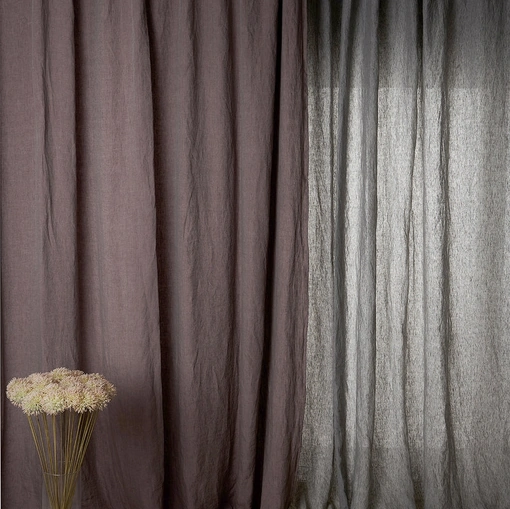 Tenda Melody in lino pesante di Mastro Raphael