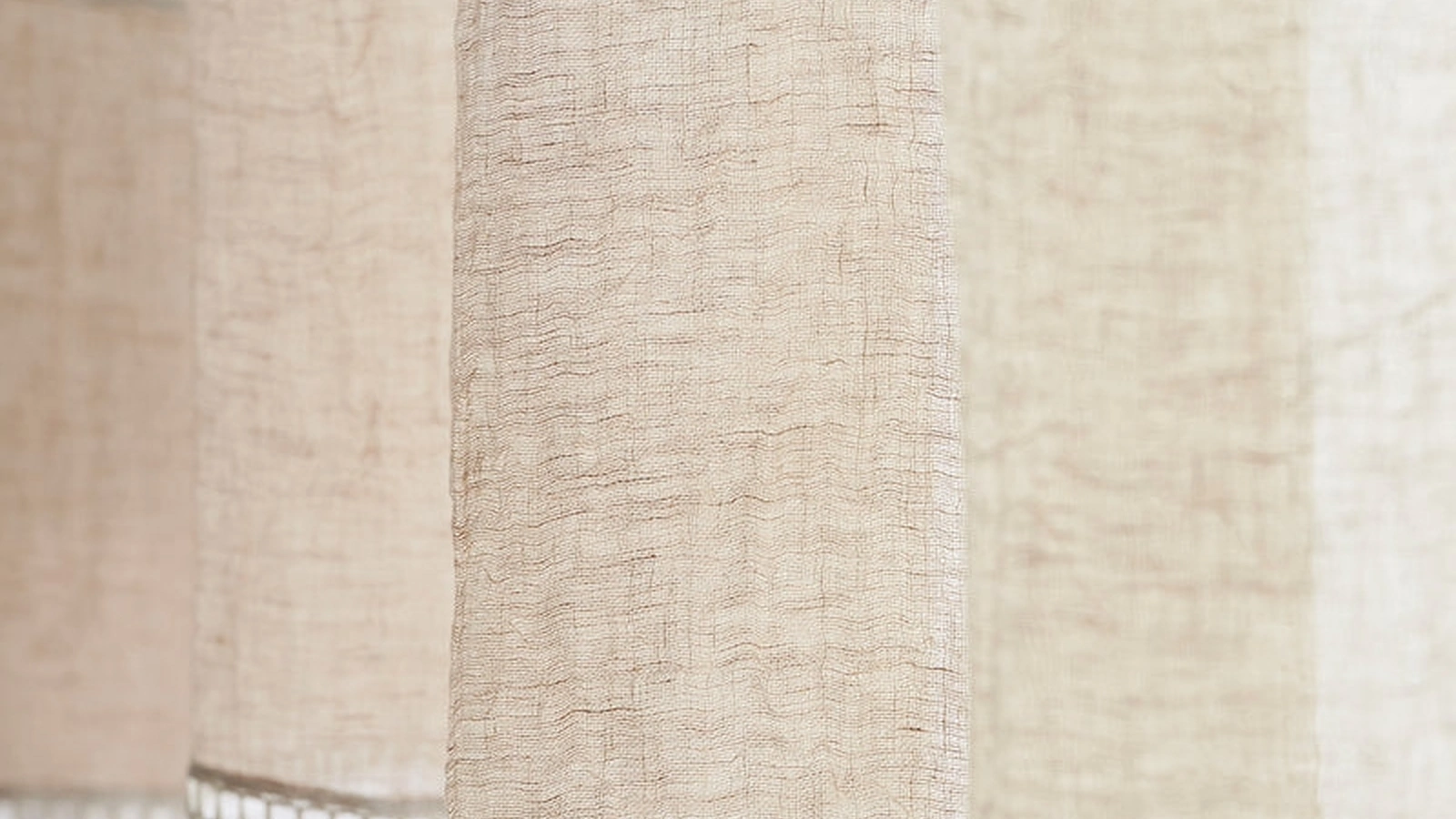 Tenda Pamphilj Righe Orizzontali Opus in lino di Mastro Raphael