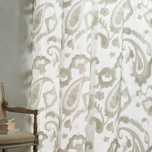 Tenda Thisbe in misto lino fil coupé di Mastro Raphael