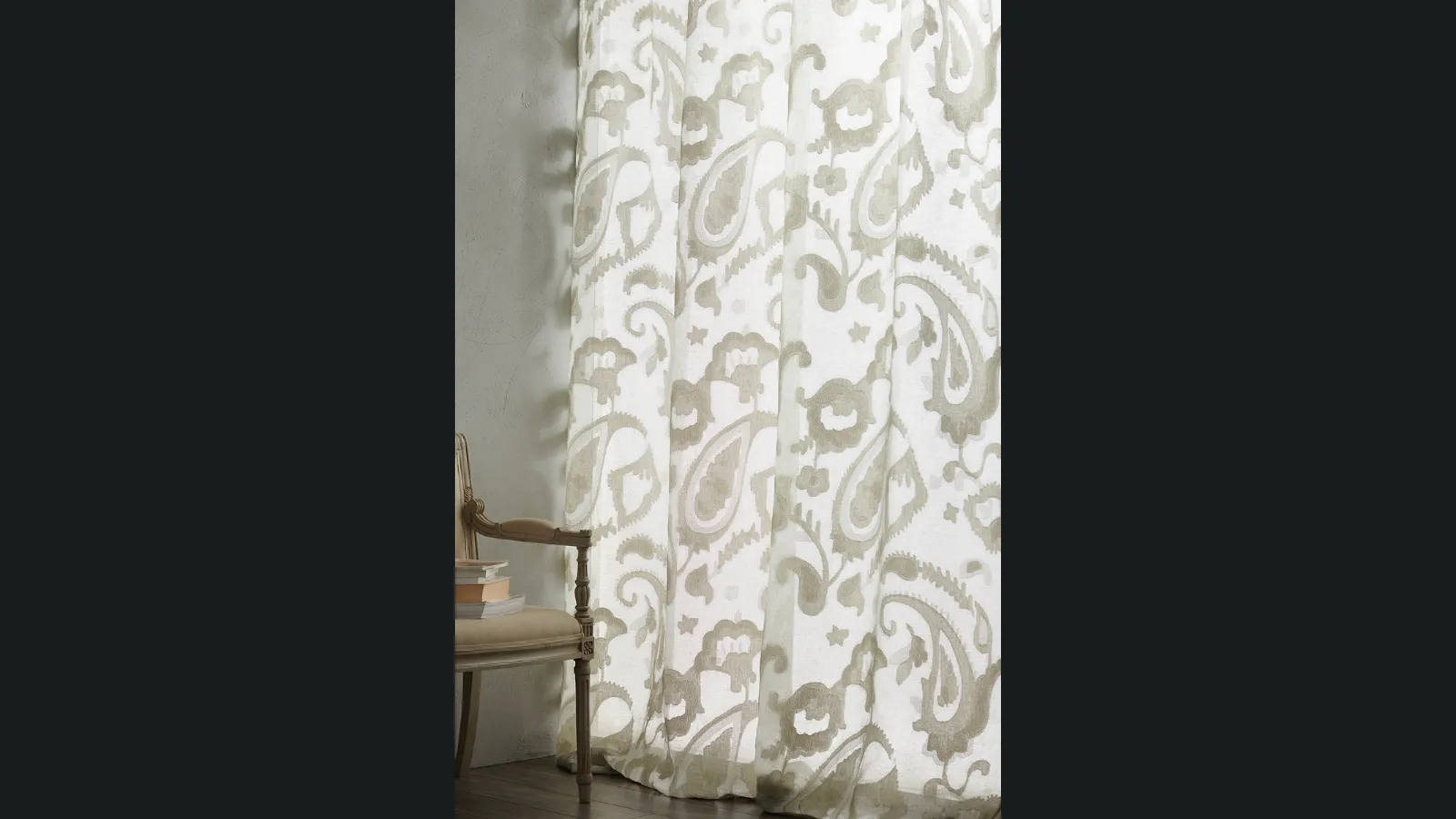 Tenda Thisbe in misto lino fil coupé di Mastro Raphael