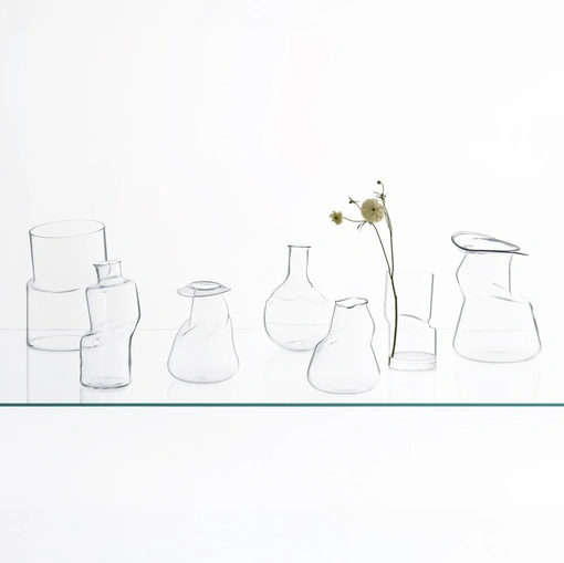 Vasi Transformer in cristallo di Glas Italia
