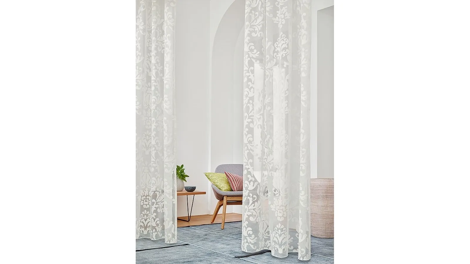 Tenda classica con motivo damascato Veneto di Ado