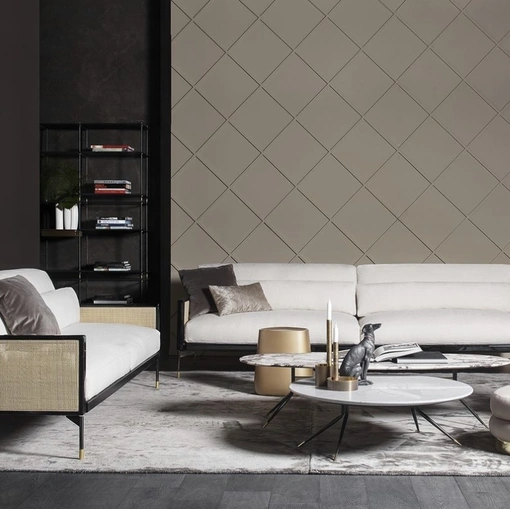 Tavolino in marmo Swing di Vibieffe