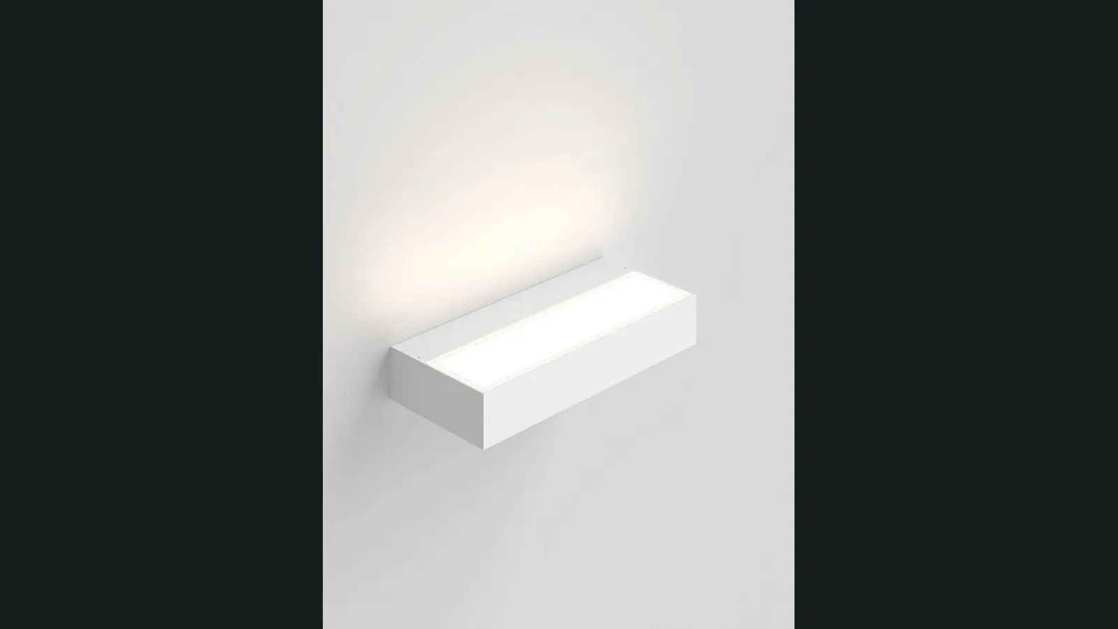 Lampada da parete Aries in alluminio pressofuso di Rotaliana