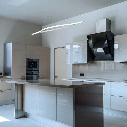 Lampada a sospensione in metallo e silicone Arrow Smart di Vivida International