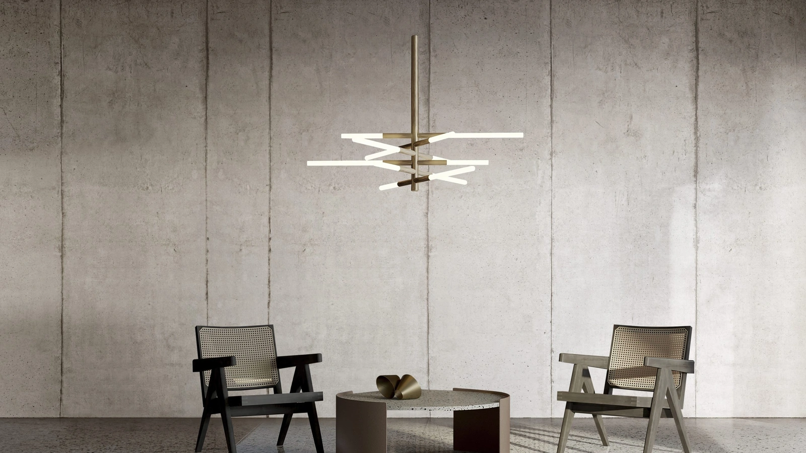 Lampada a sospensione Bianca Double di Contardi