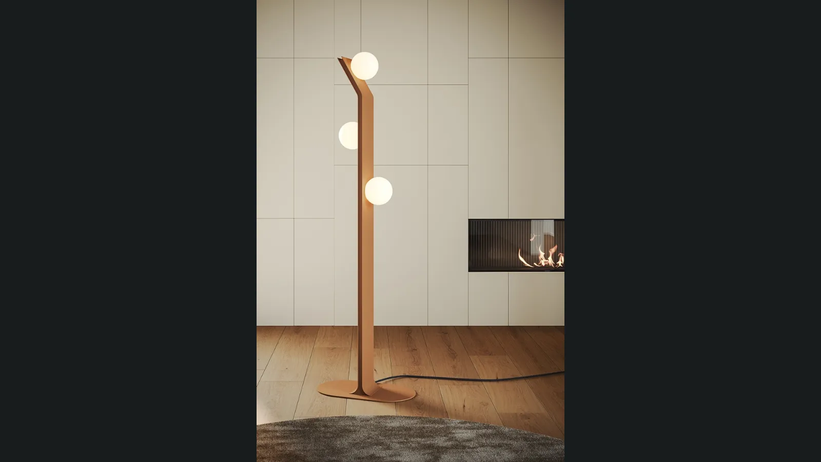 Lampada da terra Brand Floor di Ronda Design