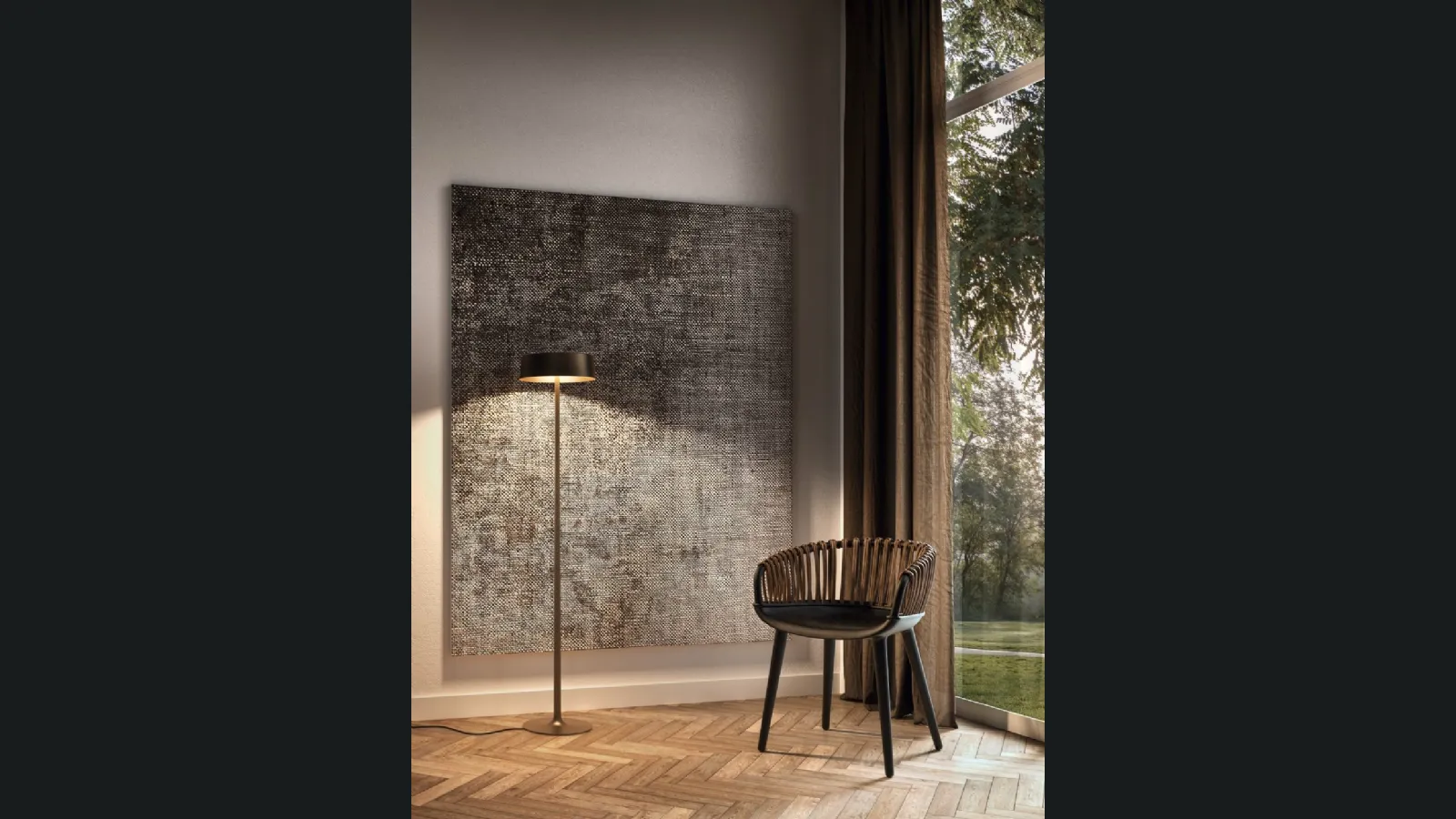 Lampada da terra China di Pentalight