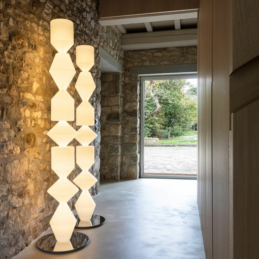 Lampada da terra Costantina Opal di Mogg