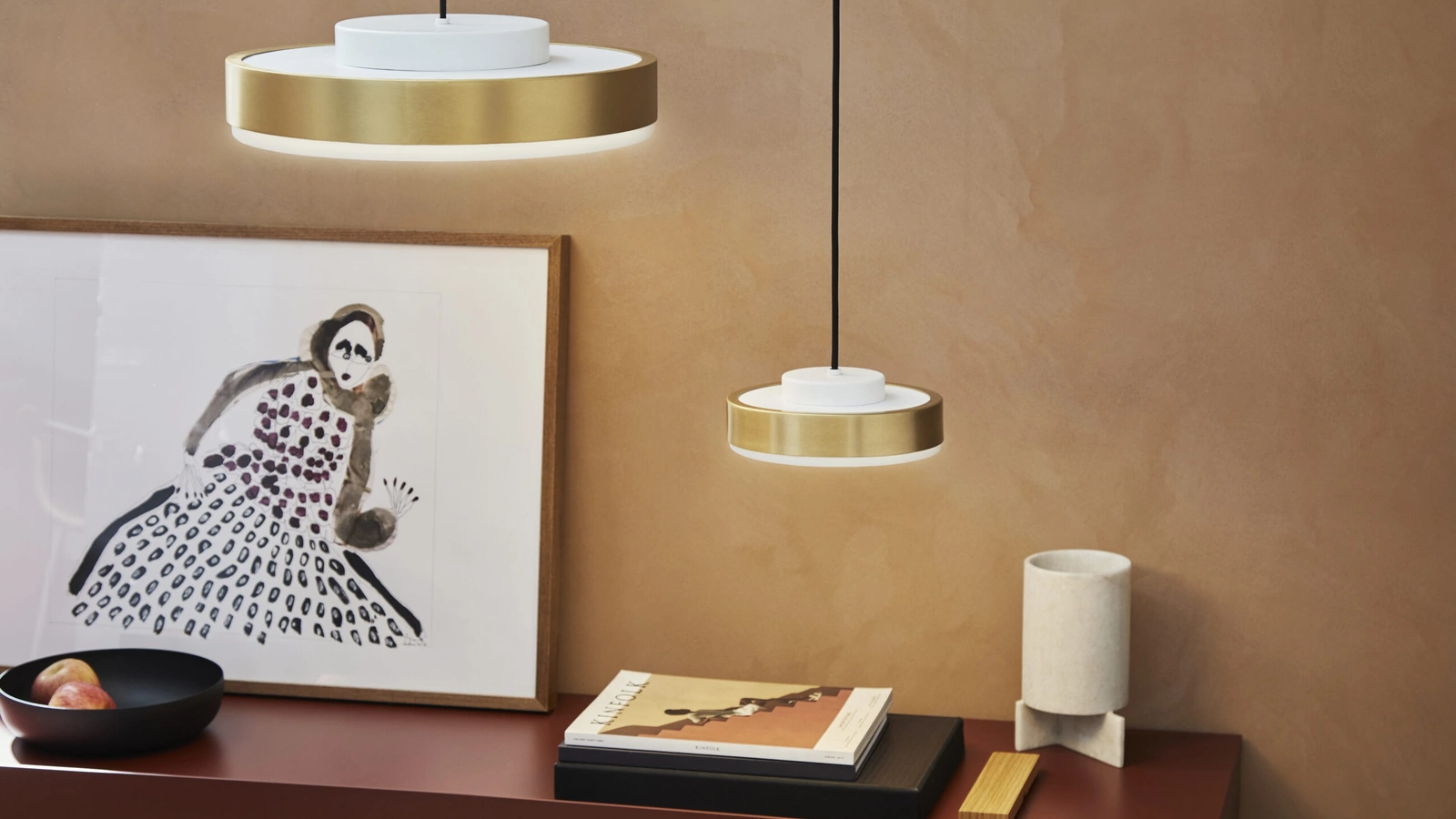 Lampada a sospensione Discus di Contardi