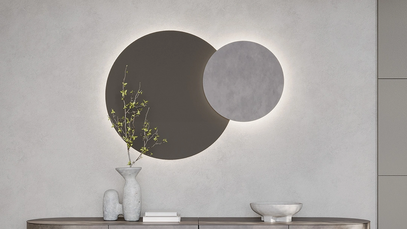 Lampada Eclipse Applique di Ronda Design