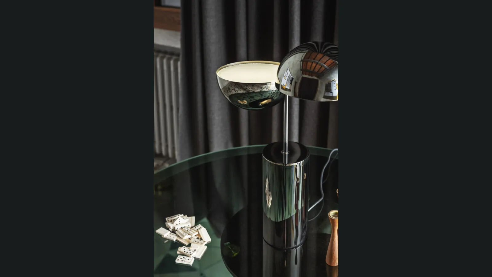 Lampada da tavolo in metallo Elisabeth di Pentalight