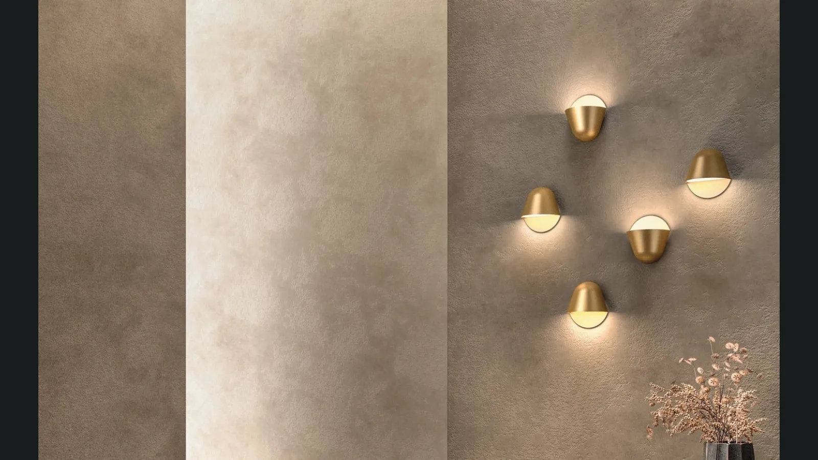 Lampada da parete Enoki Applique di Pentalight