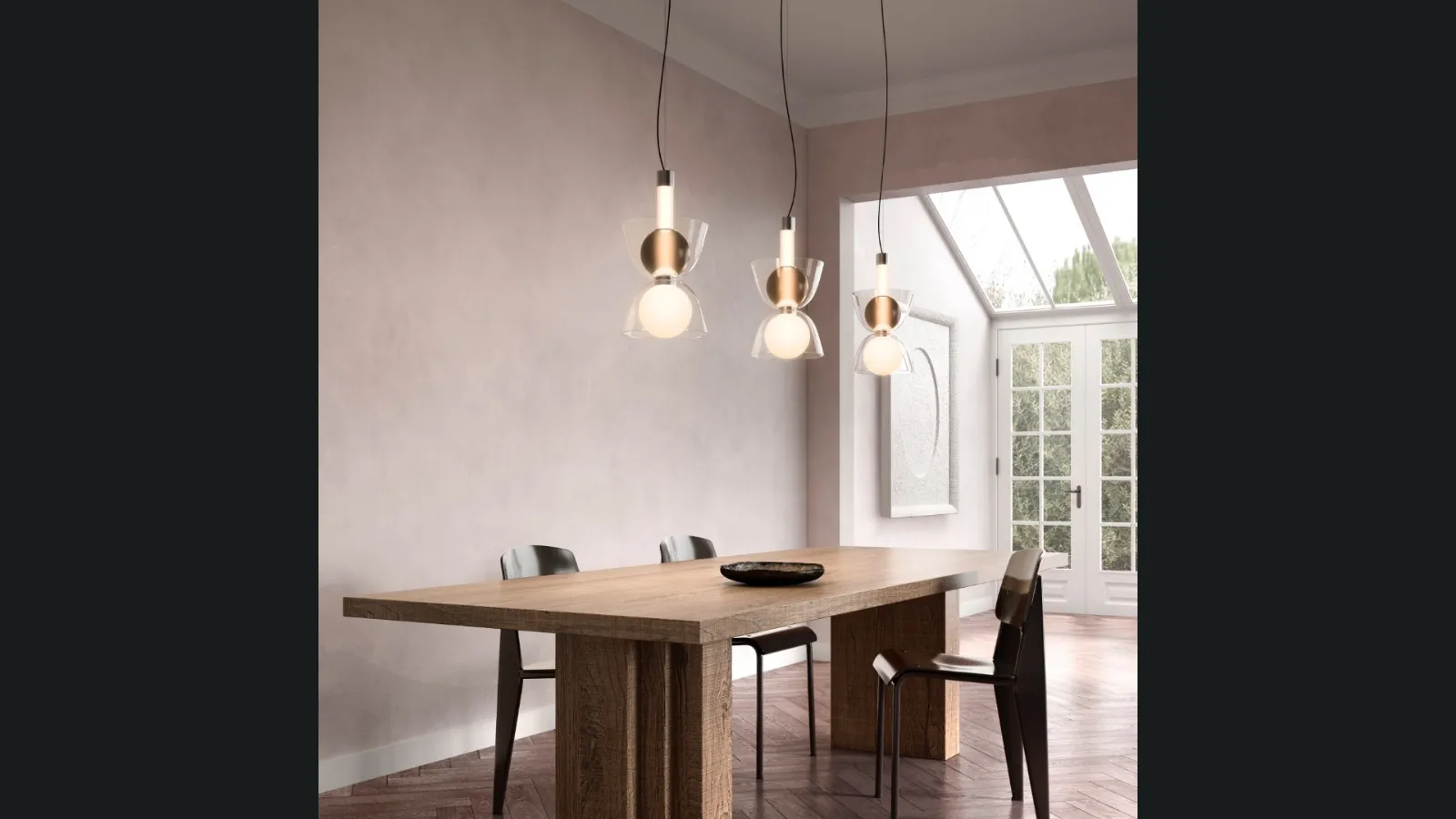 Lampada a sospensione Gems di Pentalight