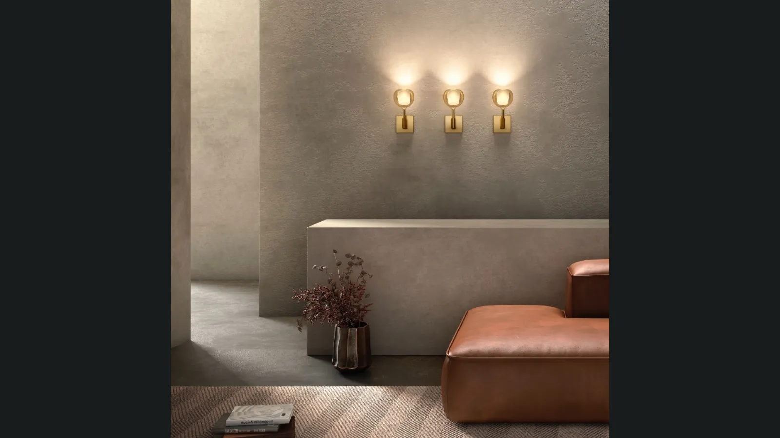 Lampada da parete Glo Applique di Pentalight