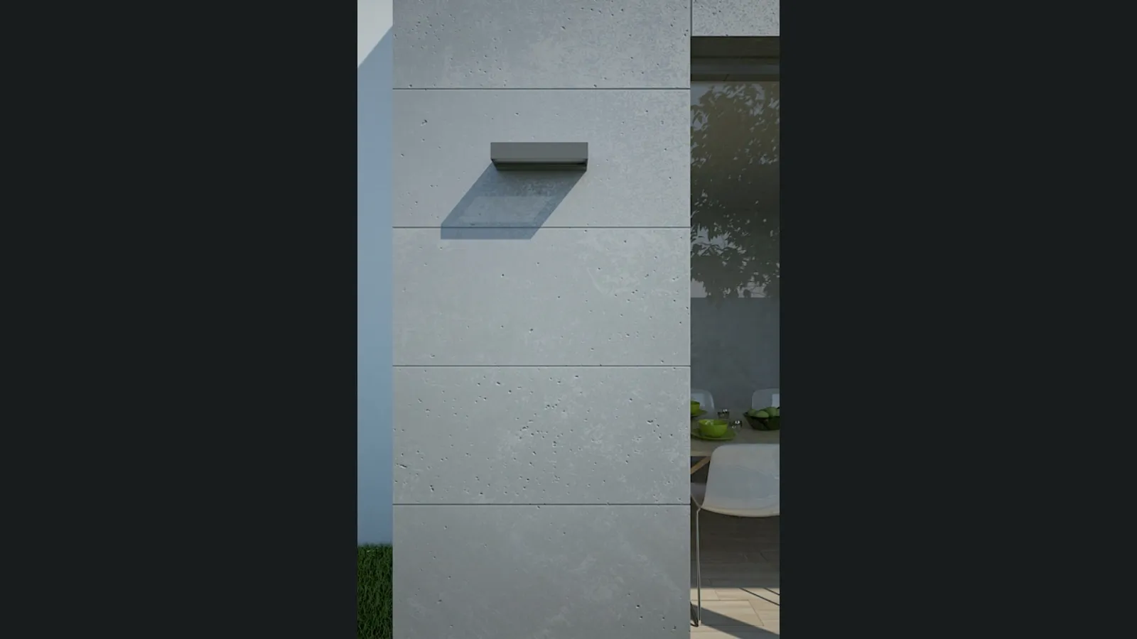 Lampada da parete da esterno InOut di Rotaliana