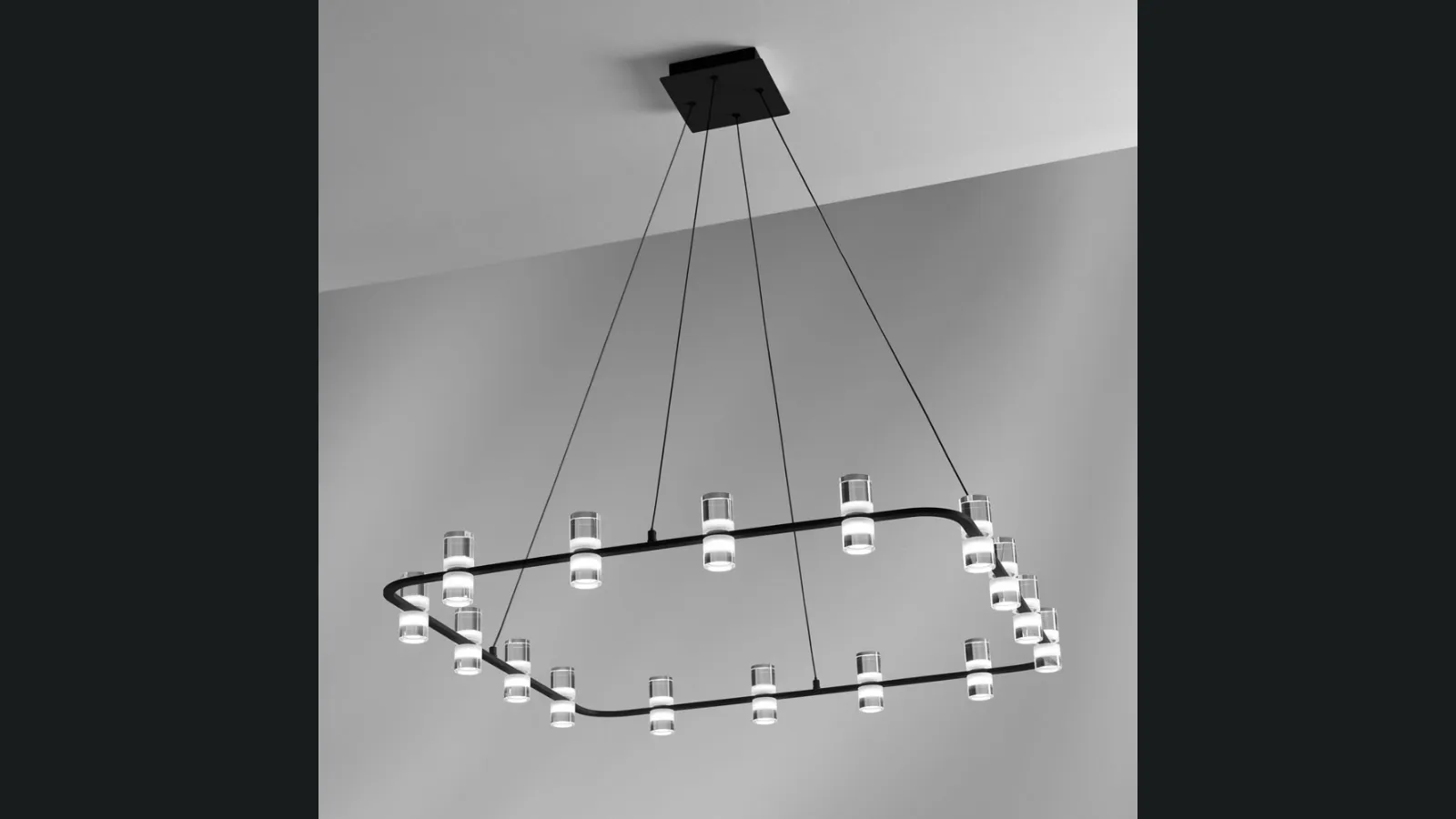 Lampada a sospensione Kingfort di Vivida International