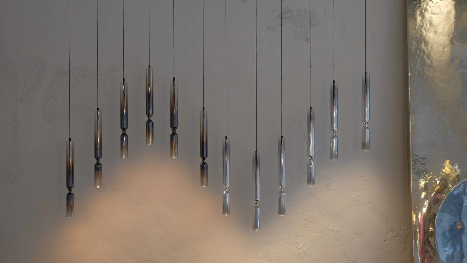 Lampada a sospensione Misty di Pentalight