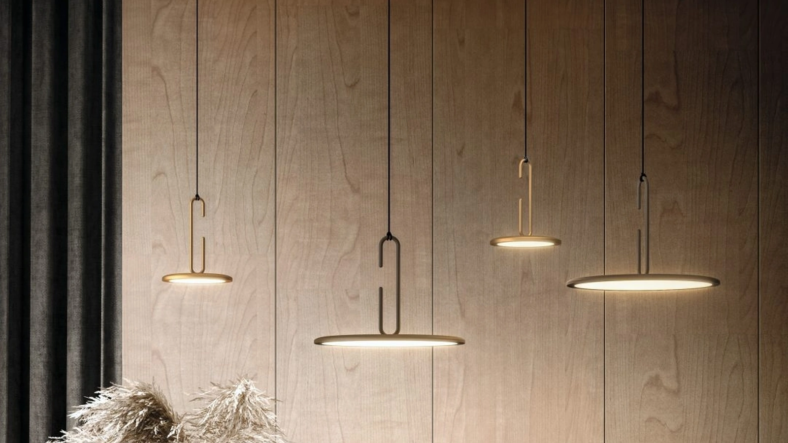 Lampada a sospensione Clip di Pentalight