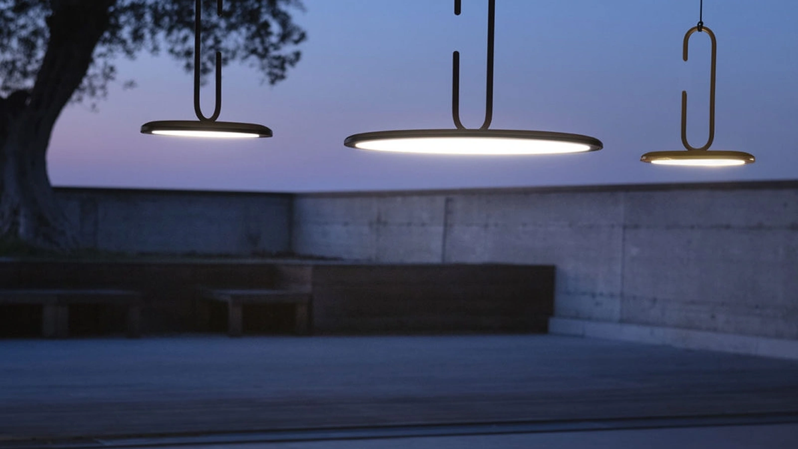 Lampada a sospensione Clip di Pentalight