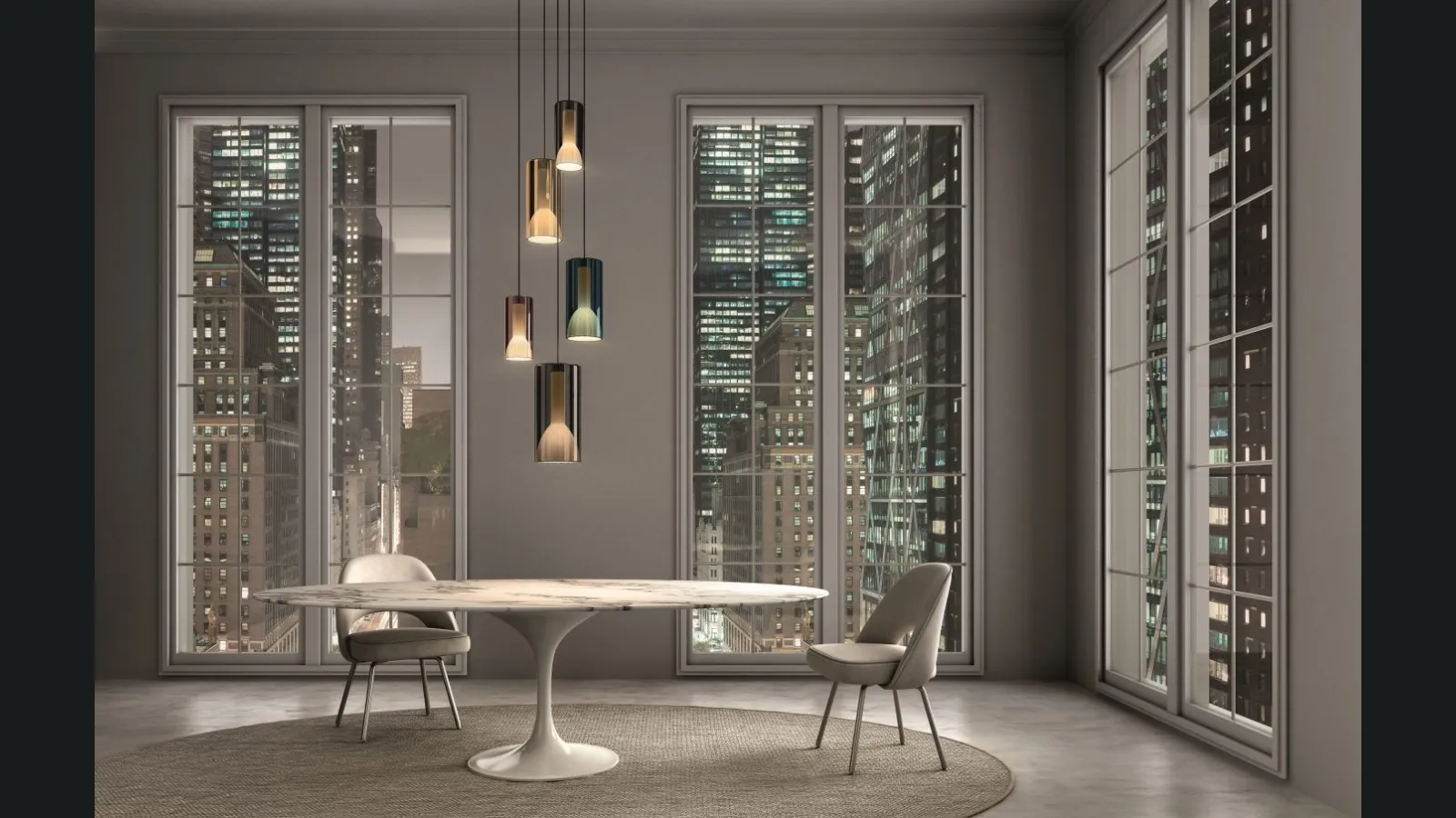 Lampada a sospensione Lit di Pentalight