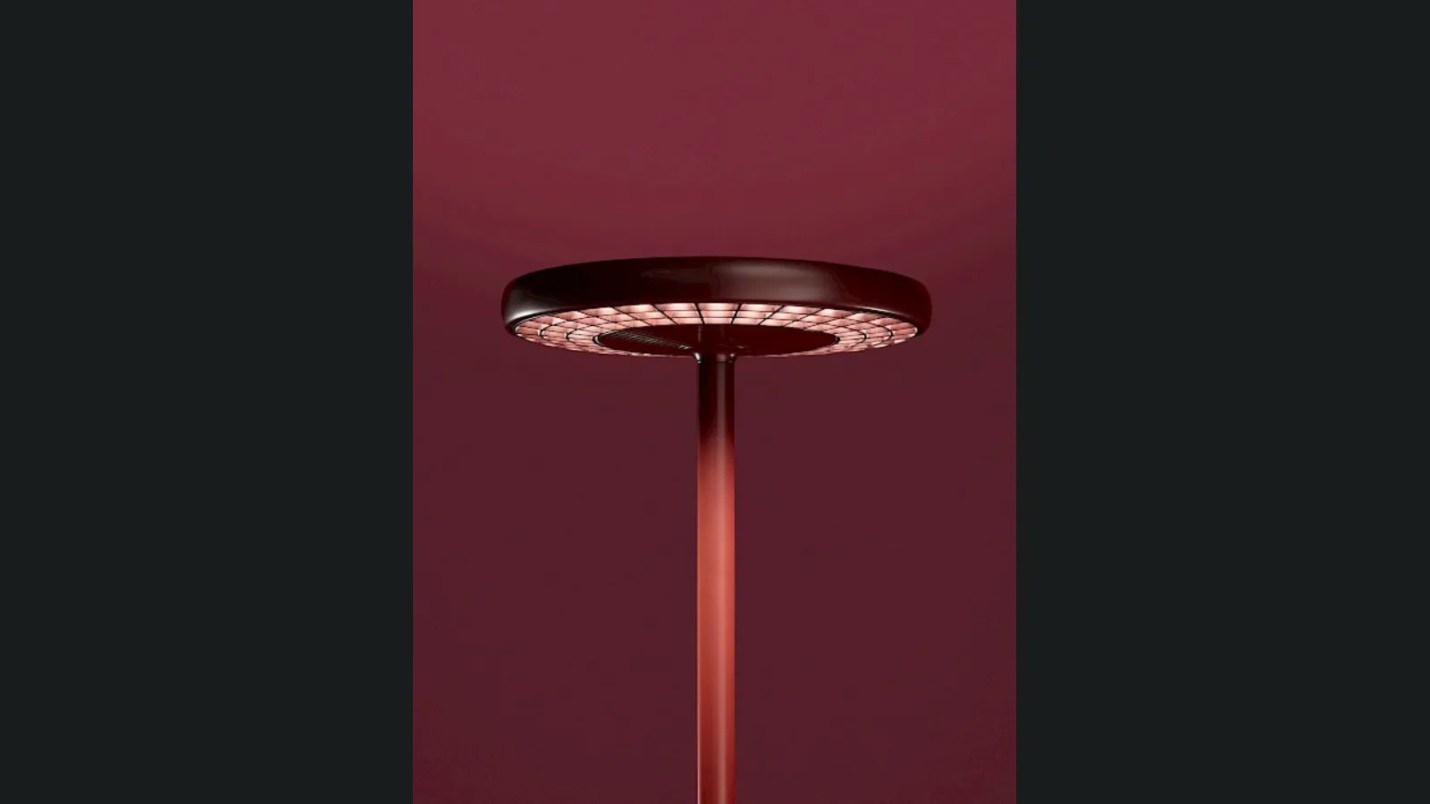 Lampada da terra Sol Rossomosto di Rotaliana