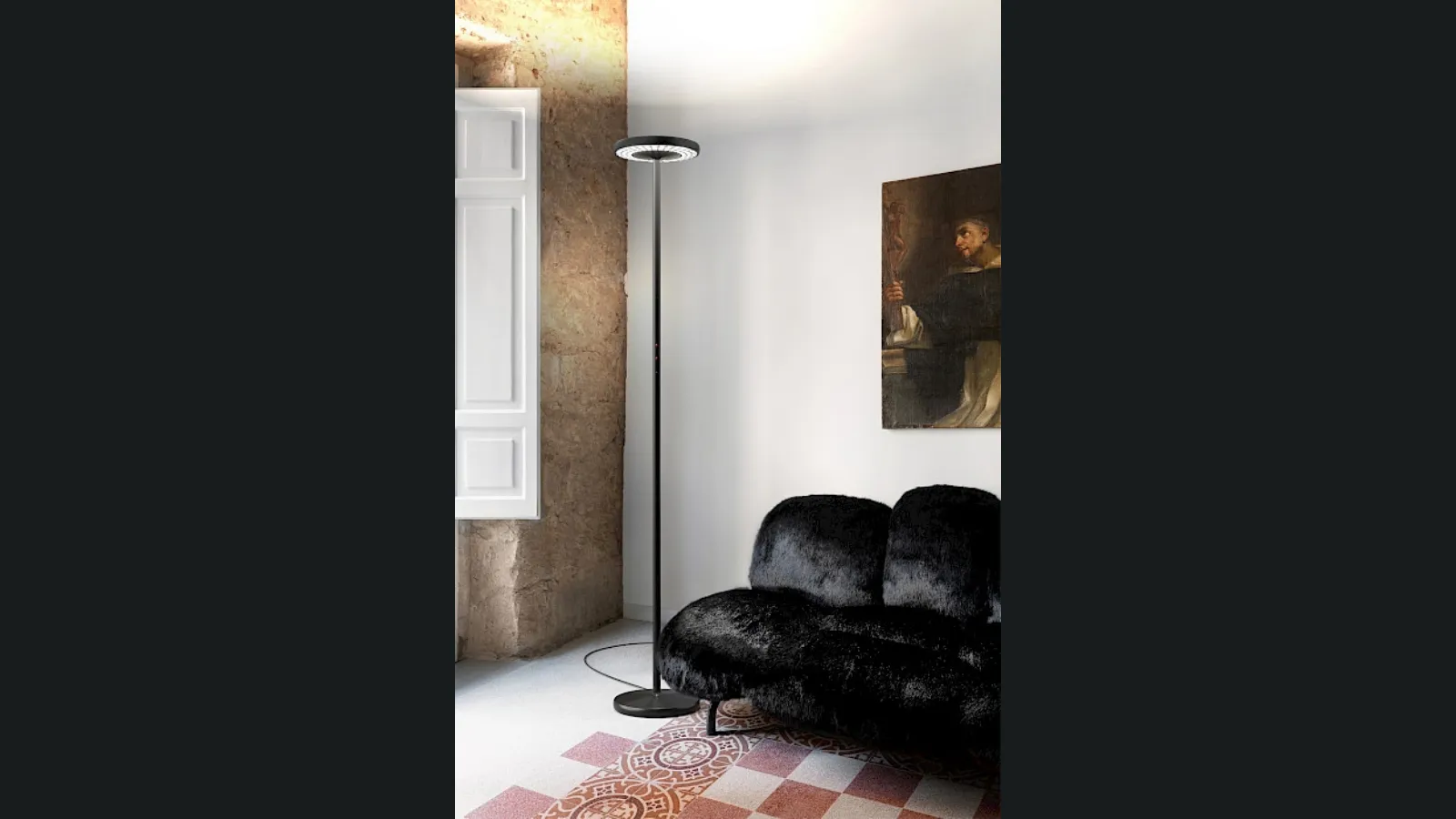 Lampada da terra Sol di Rotaliana