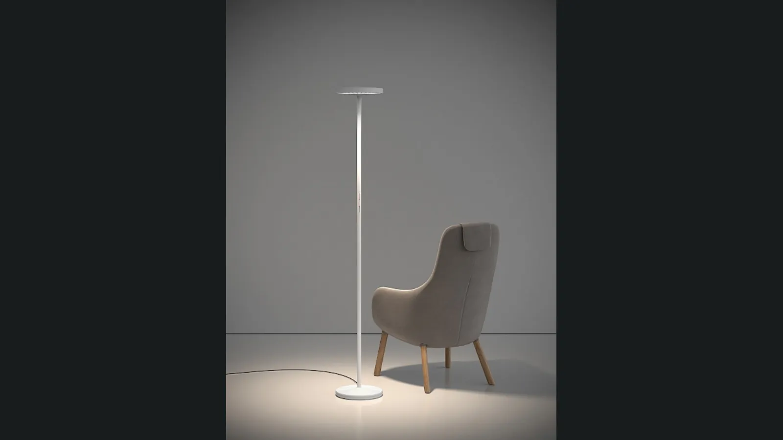 Lampada da terra Sol di Rotaliana