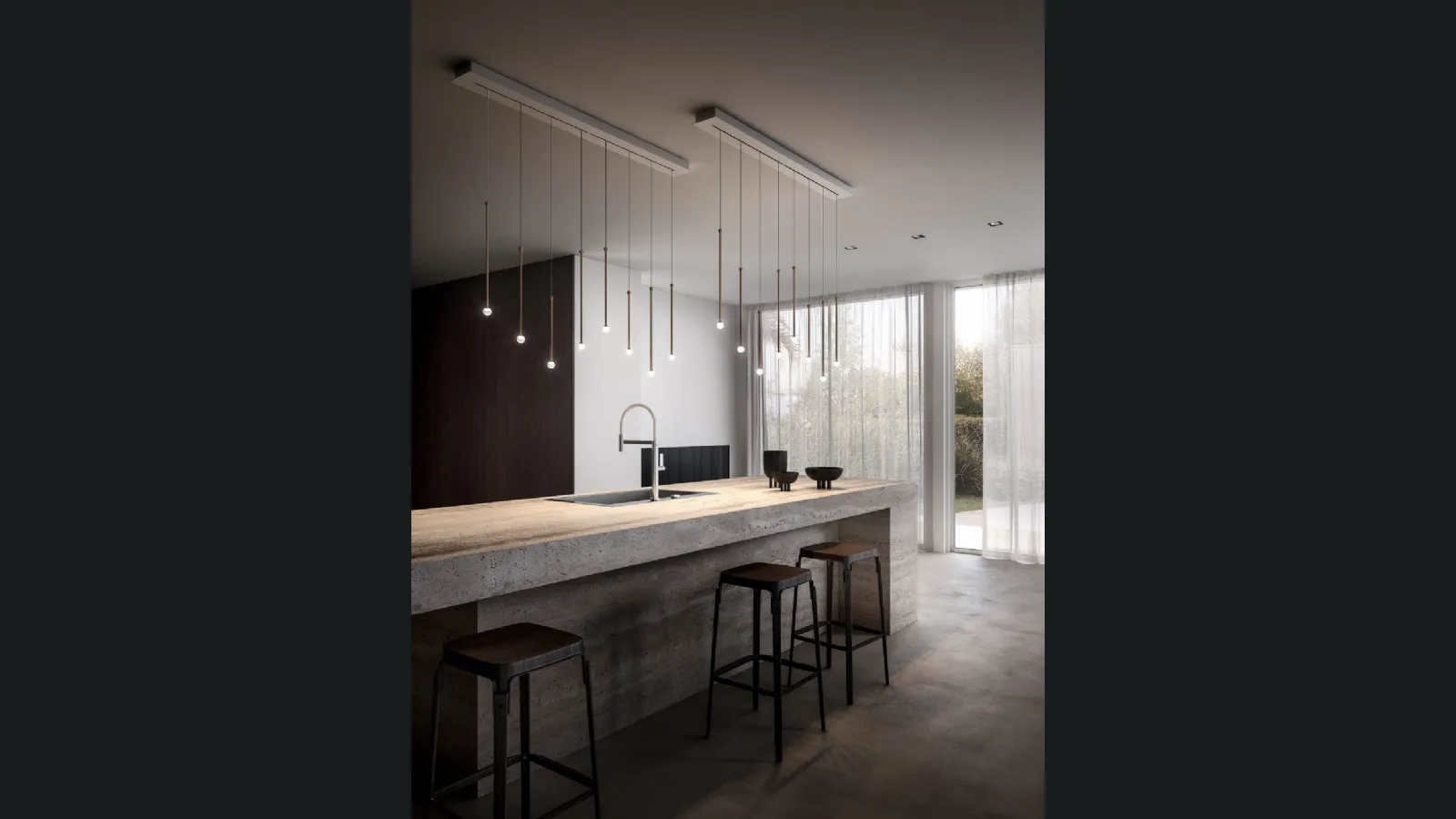 Lampada a sospensione Storm di Pentalight