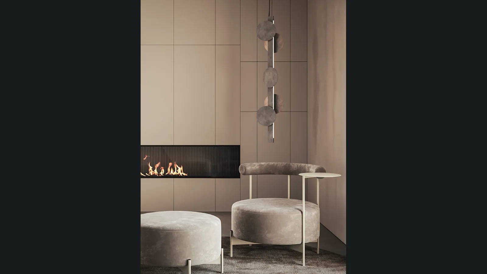 Lampada a sospensione Sundown di Ronda Design