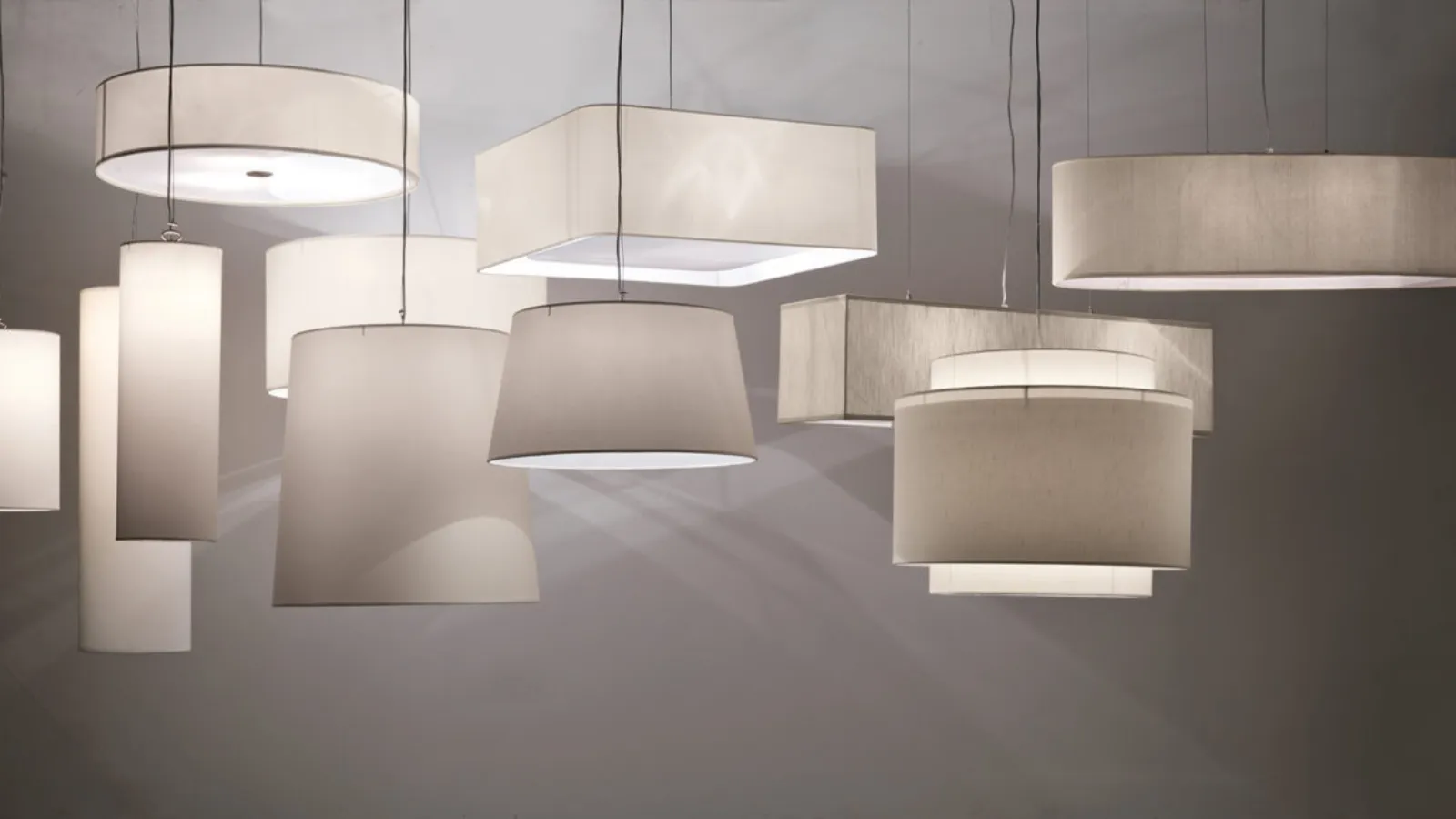 Lampada a sospensione Tessuto di Pentalight