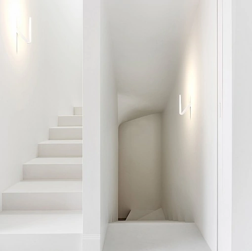 Lampada da parete in pressofusione di alluminio Tick di Rotaliana