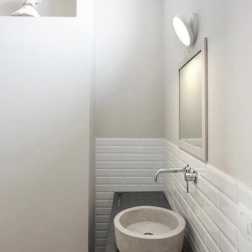 Lampada da parete in alluminio Venere di Rotaliana