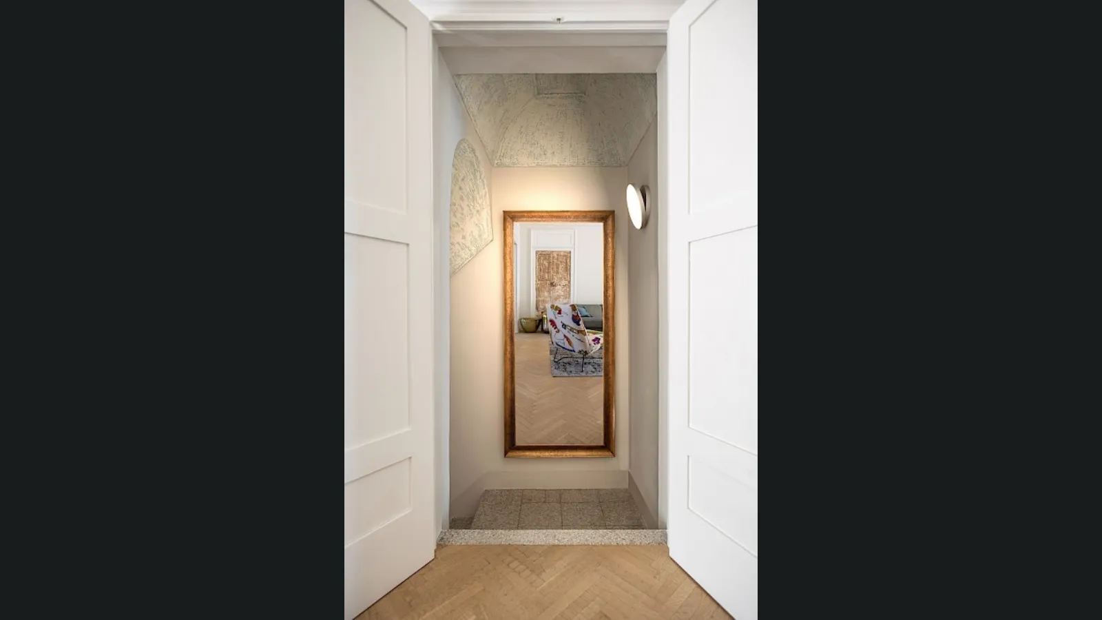 Lampada da parete in alluminio Venere di Rotaliana