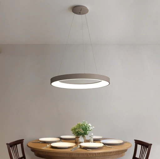 Lampada a sospensione dalla forma circolare a luce diffusa Inner R di Vivida International