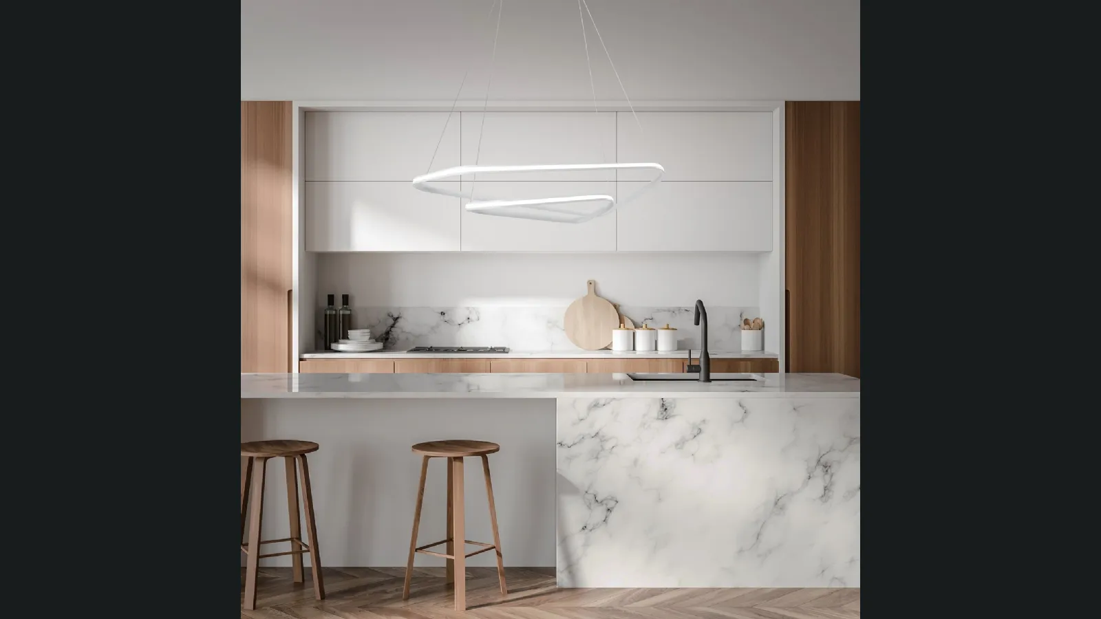 Lampada a sospensione Rings di Vivida International