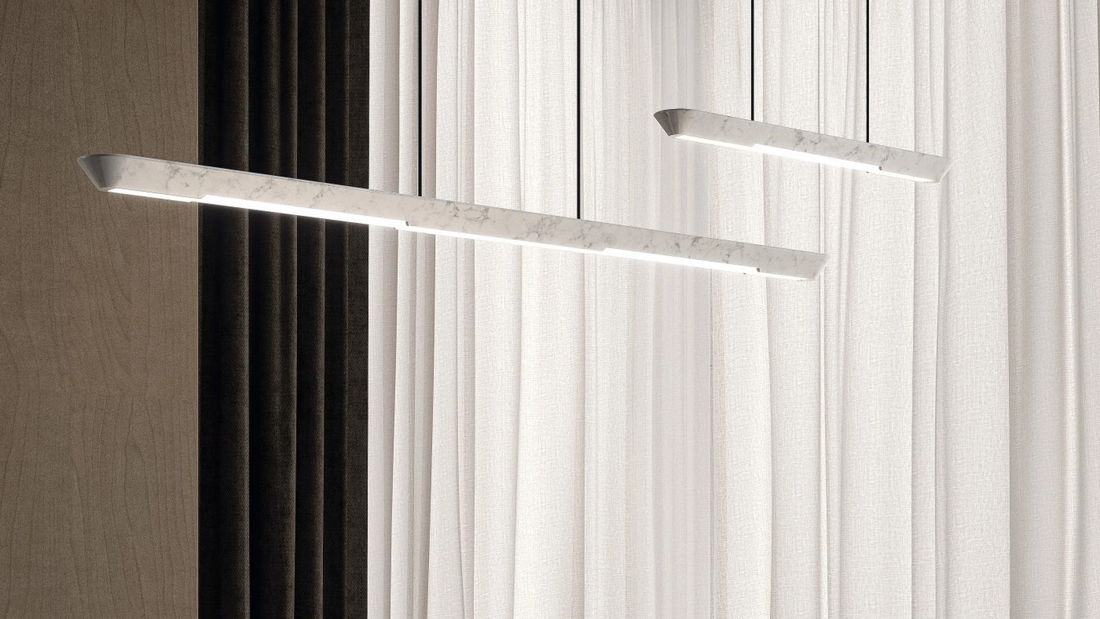 Lampada a sospensione Woody di Pentalight