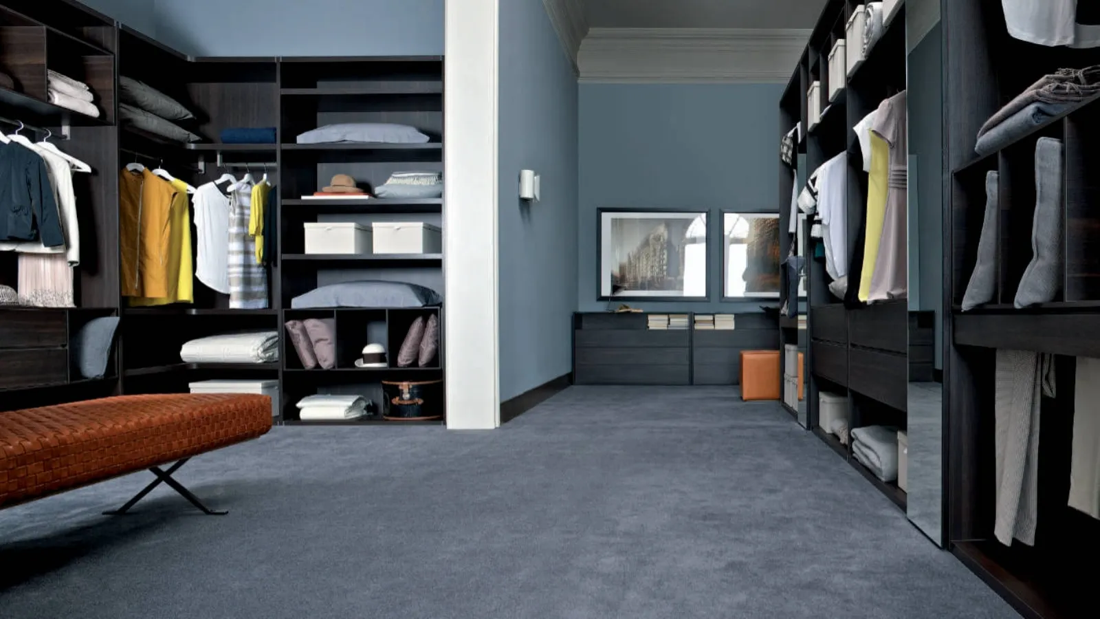 Cabina Armadio su misura in melaminico Habitat di Estel