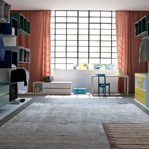 Cabina Armadio moderna Habitat in laccato di Estel