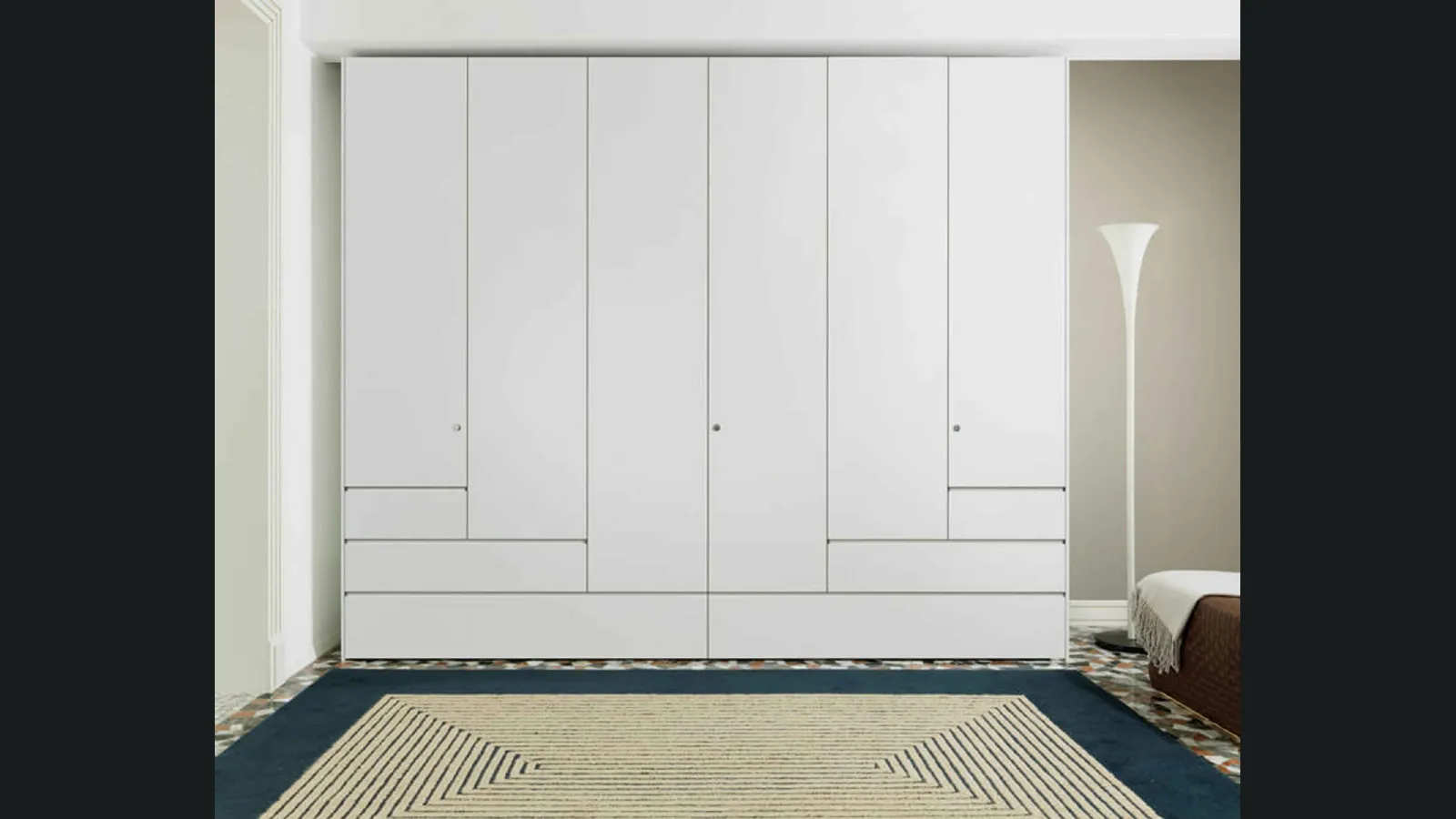 Armadio con ante battenti Step di Estel