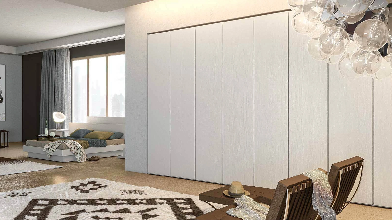 Armadio con anta battente Idra di Fratelli Elli