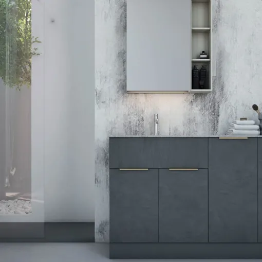 Mobile da Bagno a terra Linea LN39 in ecomalta di Arteba