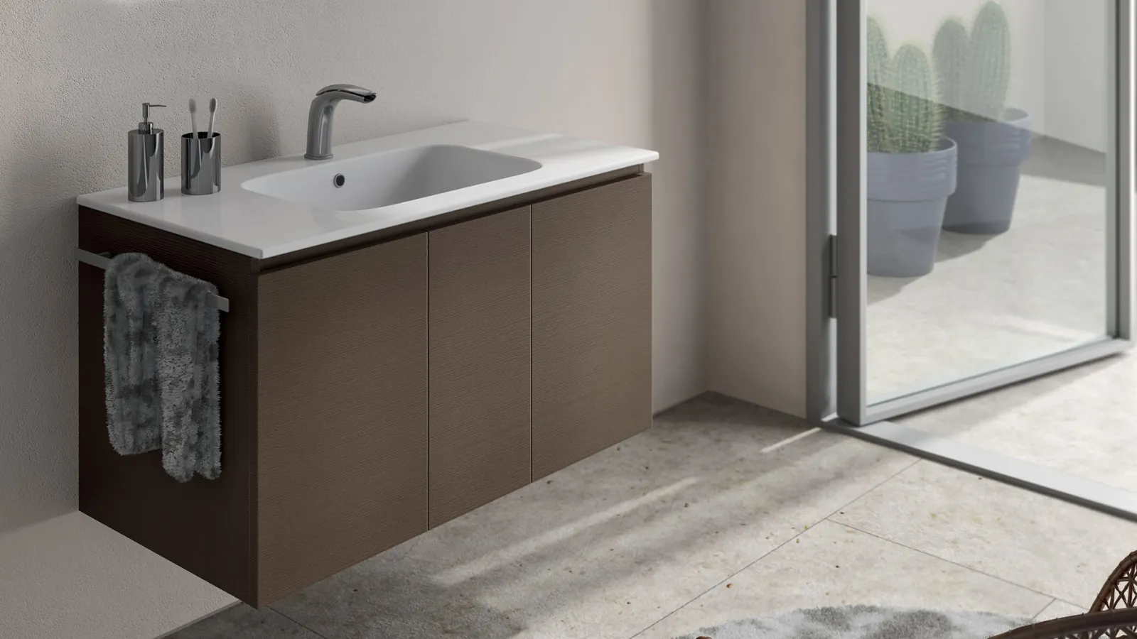 Mobile da Bagno sospeso New Smart NS35 di Arteba