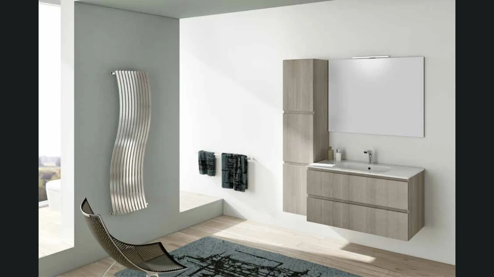 Mobile da Bagno sospeso New Smart NS36 di Arteba